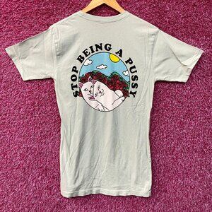 RIPNDIP Lord Nermal  Stop Being A kitty T-Shirt Small